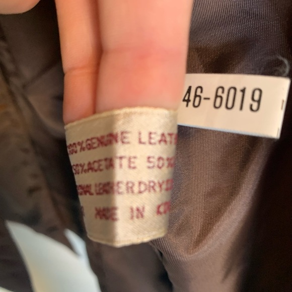 Adam Spencer men’s brown leather 2 button sport coat size 42R - Picture 8 of 8